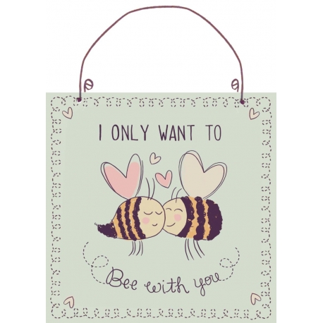 Kovinska tablica “Bee with you”