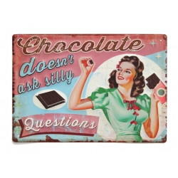 Kovinska tablica “Chocolate”