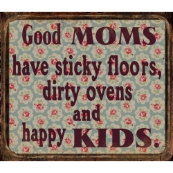 Kovinska tablica “Good moms”